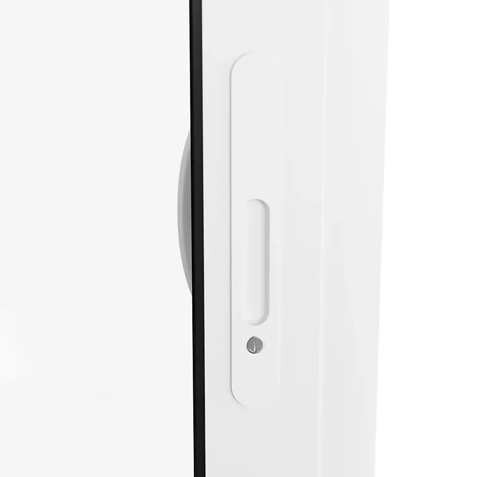 Baie vitrée coulissante alu + volet roulant électrique blanc - l.180 x h.215 cm - Uw 1,7-GoodHome New