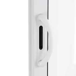 Baie vitrée coulissante alu + volet roulant électrique blanc - l.240 x h.200 cm - Uw 1,7-GoodHome Discount