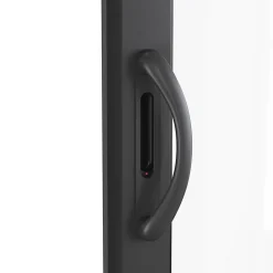 GoodHome Baie vitrée coulissante alu + volet roulant motorisé gris - l.240 x h.215 cm - Uw 1,7