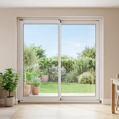 Baie vitrée coulissante alu - l.240 x h.215 cm- Best