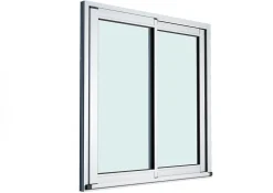 Baie vitrée coulissante alu - l.240 x h.215 cm- Best
