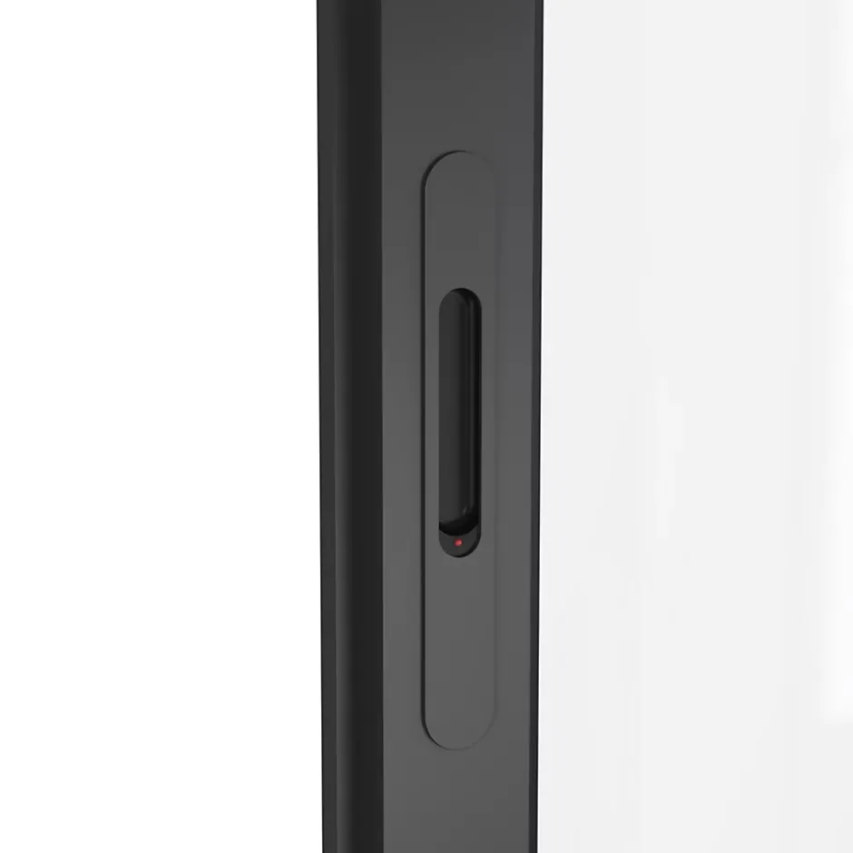 Baie vitrée coulissante alu + volet roulant motorisé gris - l.240 x h.200 cm - Uw 1,7-GoodHome Clearance