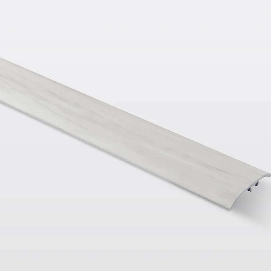 GoodHome Barre de seuil en aluminium décor bois 37 x 2 700 mm DÉCOR 135