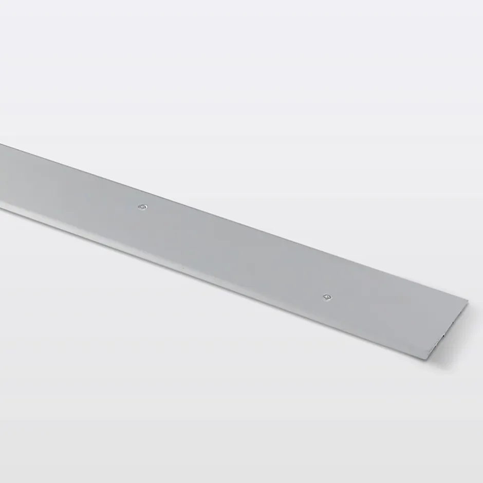 GoodHome Barre de seuil extra-large en aluminium décor métal mat 100 x 2 700 mm