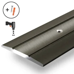 Floordirekt Barre de seuil Firm K132 Forme C 36 mm Longueur 100 cm Pré-percé Bronze -