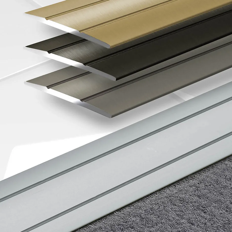 Floordirekt Barre de seuil Firm K132 Forme: C : 36 mm Longueur: 90 cm Autocollant Champagne