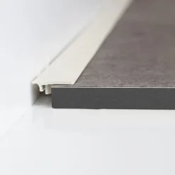 Nordlinger Pro Barre de seuil jonction et rattrapage niveau gris chinchilla - Sol + sous couche d'épaisseur 6 à 9 mm