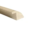 Deschaumes Barre de seuil rattrapage de niveau à recouvrement Chêne l. 35mm Long. 2m Ep. 20mm Brut