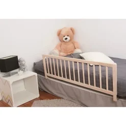 Nordlinger Pro Barrière de lit bois naturel 120cm