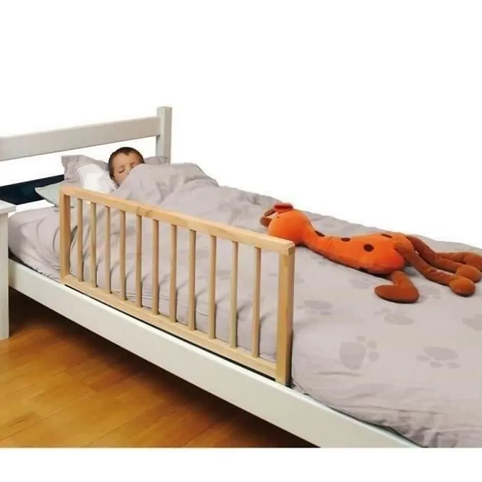 Nordlinger Pro Barrière de lit bois naturel 120cm