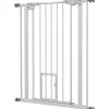 Barrière de sécurité animaux réglable L.74-80 cm porte double verrouillage petite porte sans perçage-PawHut Clearance