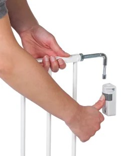 Barrière de sécurité en métal blanc Wall Fix-Safety 1st Best