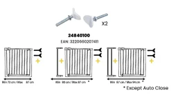 Safety 1st Barrière de sécurité en métal blanc Easy Close