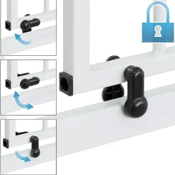 Barrière de sécurité enfants garde-corps protection fermeture d'escalier 85-95cm-ECD Germany Outlet