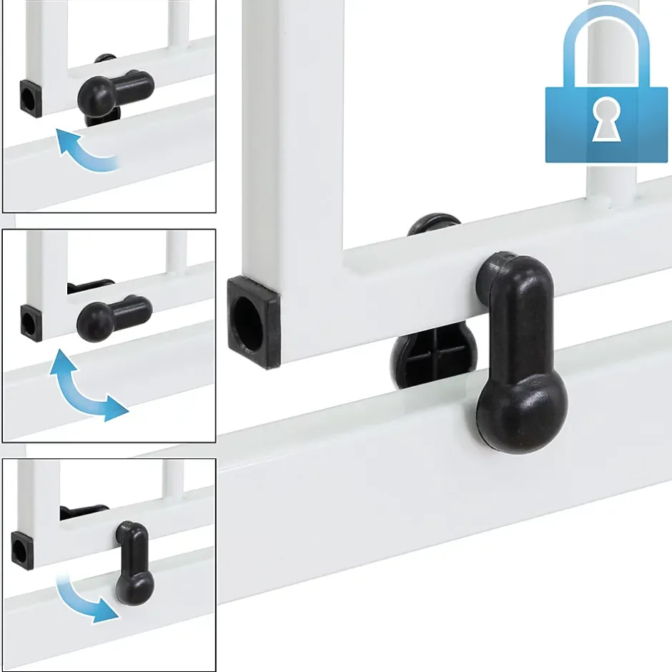 Barrière sécurité enfants garde-corps protection fermeture d'escalier 105-115cm-ECD Germany Hot