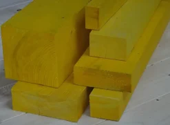 Bastaing traité 175 x 63 mm, L.4 m jaune- Discount