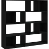 Vidaxl Bibliothèque/Cloison de séparation Noir 105x24x102 cm