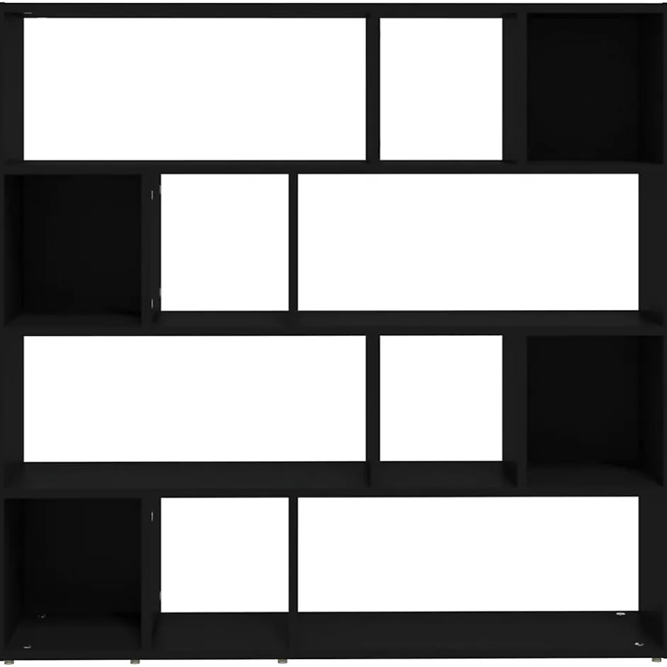 Vidaxl Bibliothèque/Cloison de séparation Noir 105x24x102 cm