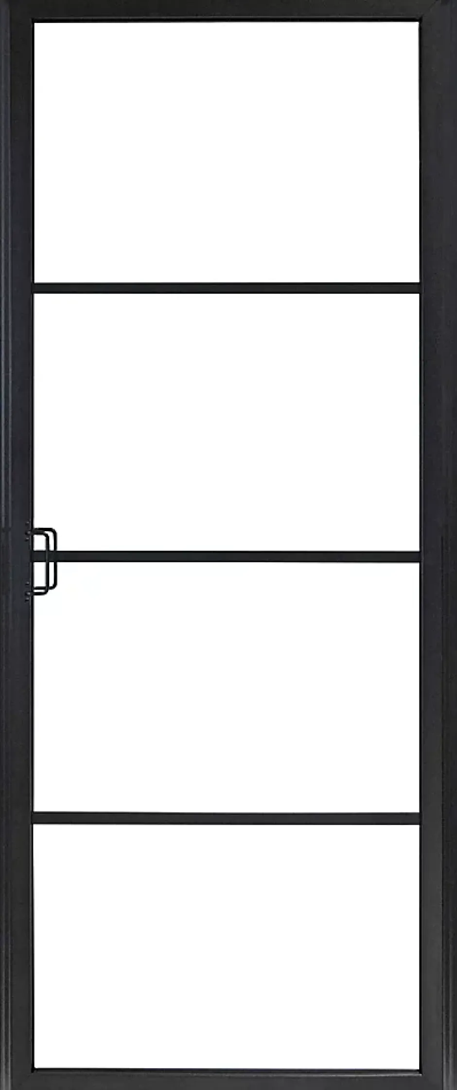 Bloc porte 4 vitrages poussant droit H 204 X L 83 cm