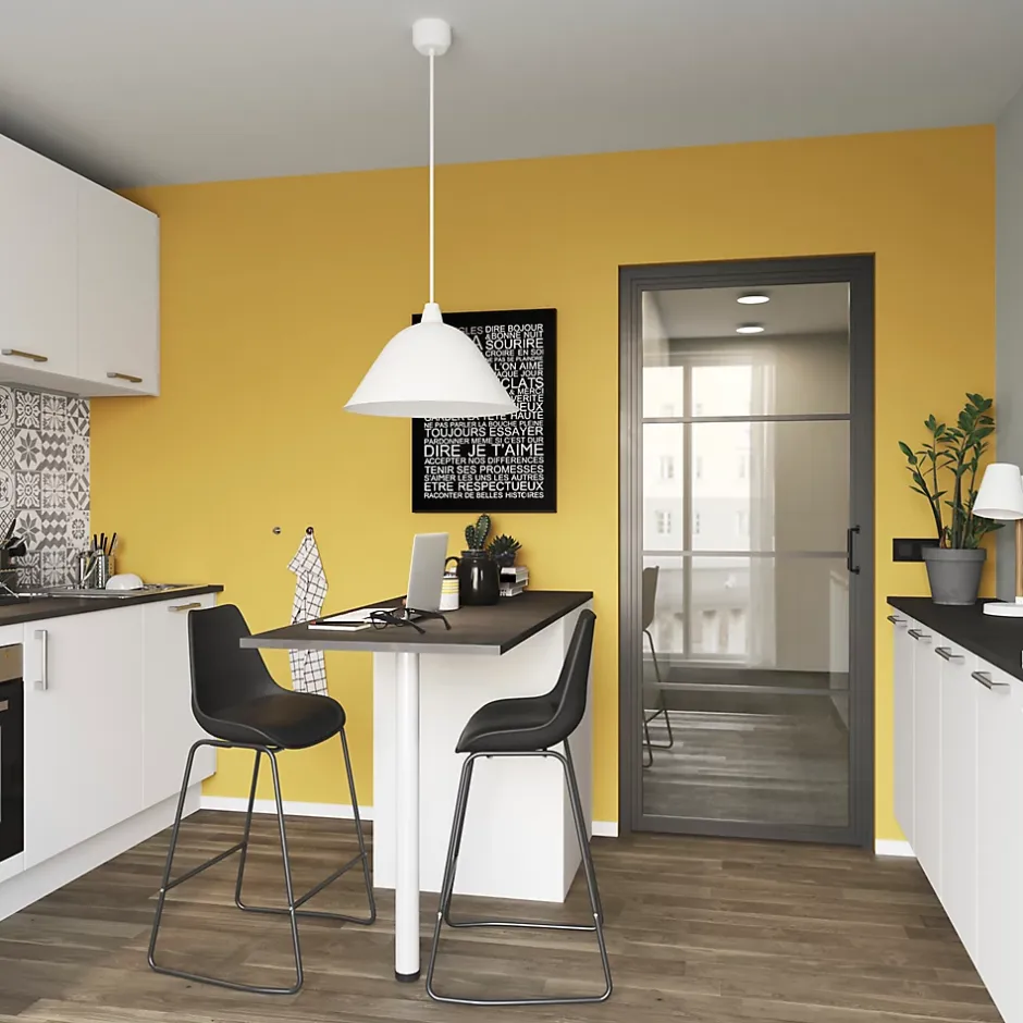 Bloc porte 4 vitrages poussant droit H 204 X L 83 cm