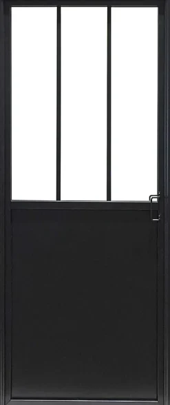 Bloc porte 3 vitrages poussant gauche H 204 X L 83 cm