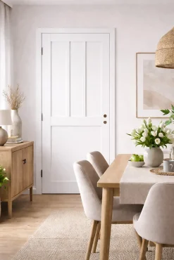 Gd Menuiseries Bloc Porte Atelier 2 Panneaux Blanc H204 X L73 Côte Tableau P.droite