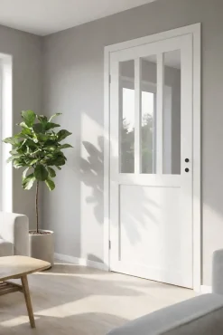 Gd Menuiseries Bloc Porte Atelier Blanc H204 X L83 Côte Tableau P.droite