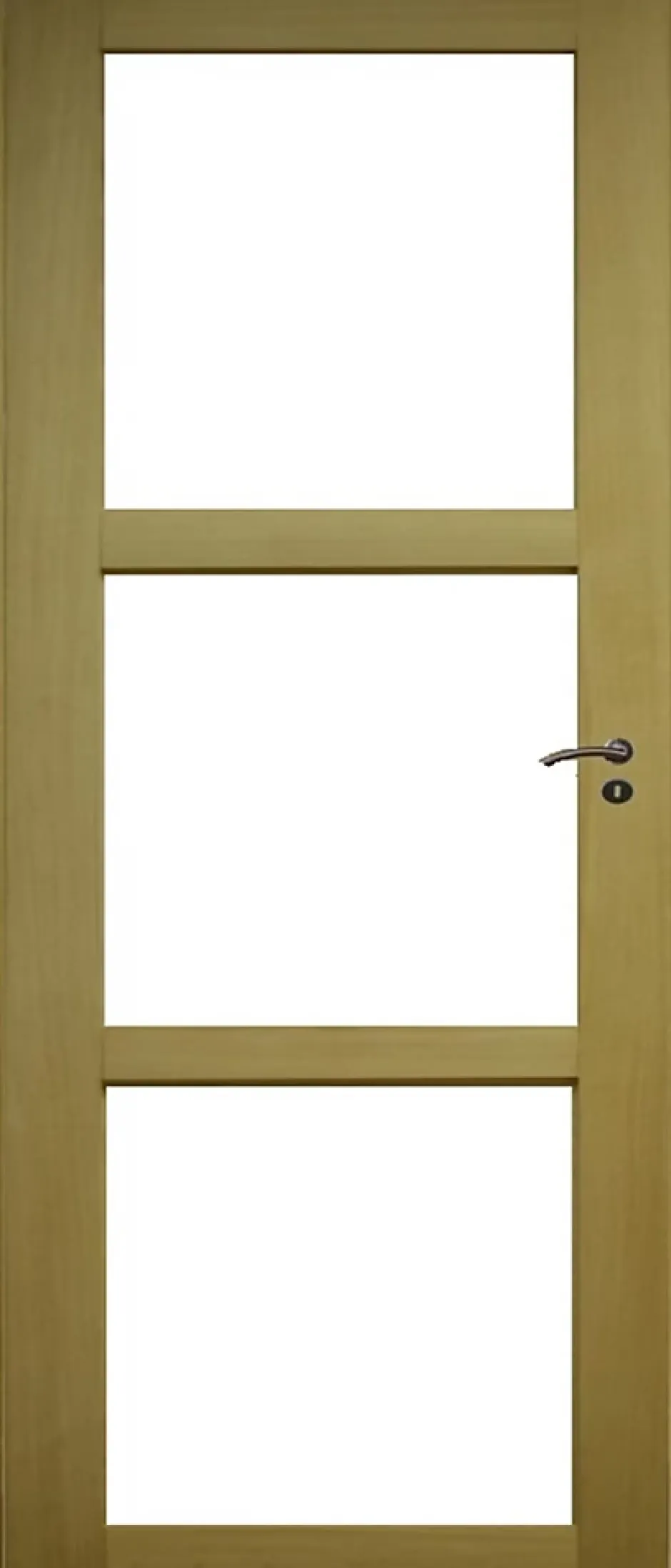 Gd Menuiseries Bloc Porte Ayous Vitrage Transparent H204 X L73 Côte Tableau P.gauche