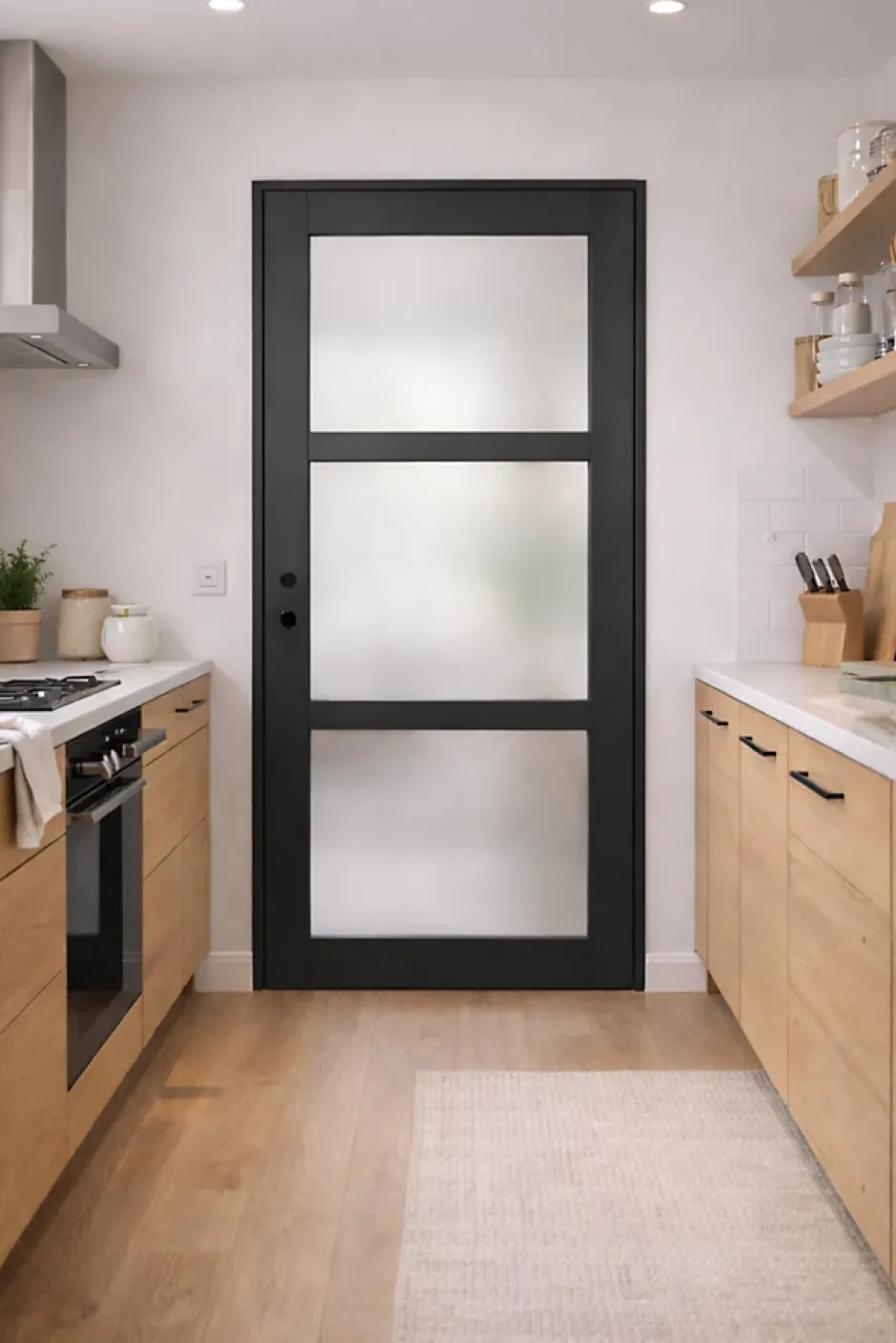 Bloc Porte Blakeria Ral7016 Vitrée H204 X L73 Côte Tableau P.droite-Gd Menuiseries Online