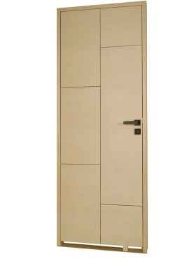 Lynporte Bloc porte bois isoplane ANTLIA1 830 droit plaqué frêne blanc européen