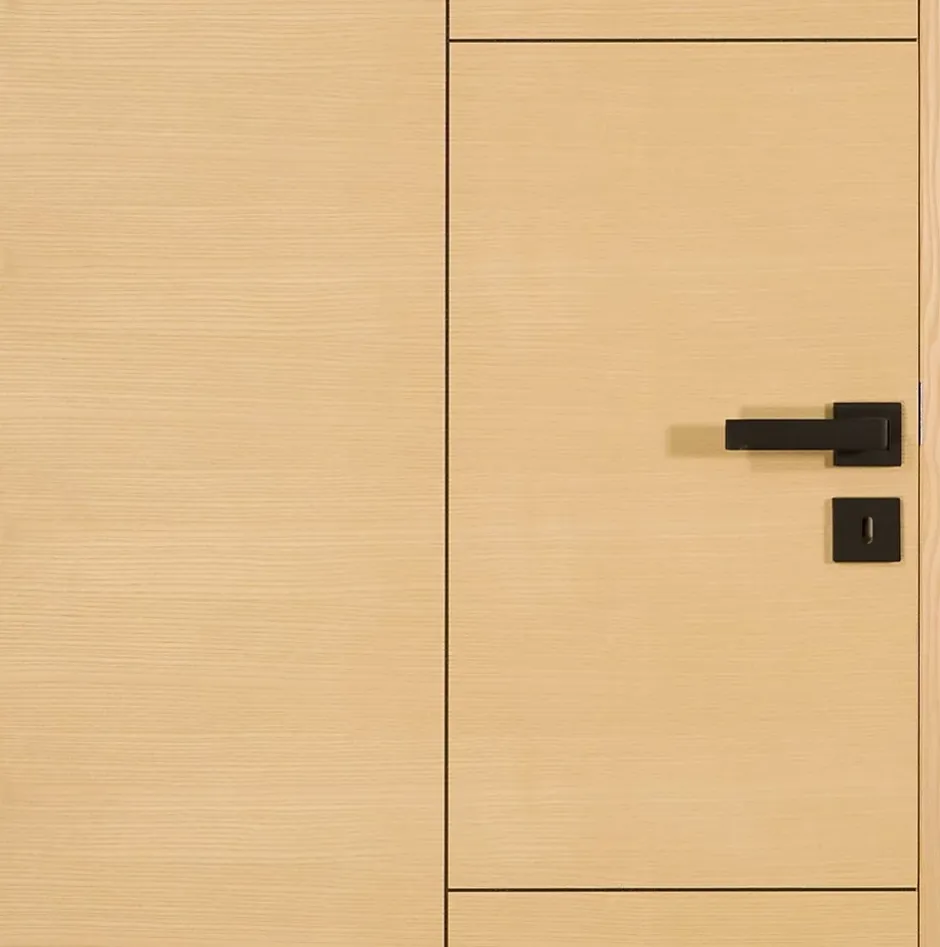 Lynporte Bloc porte bois isoplane ANTLIA1 830 gauche plaqué frêne blanc européen