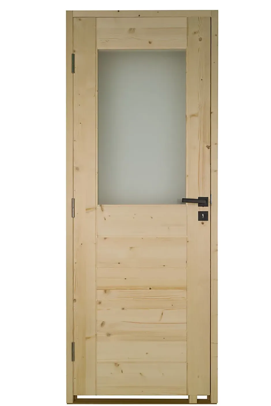 Lynporte Bloc Porte bois épicéa HORIZON 1 vitrage 830 droit