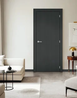 Gd Menuiseries Bloc Porte Grey Oak H204 X L73 Côte Tableau P.gauche