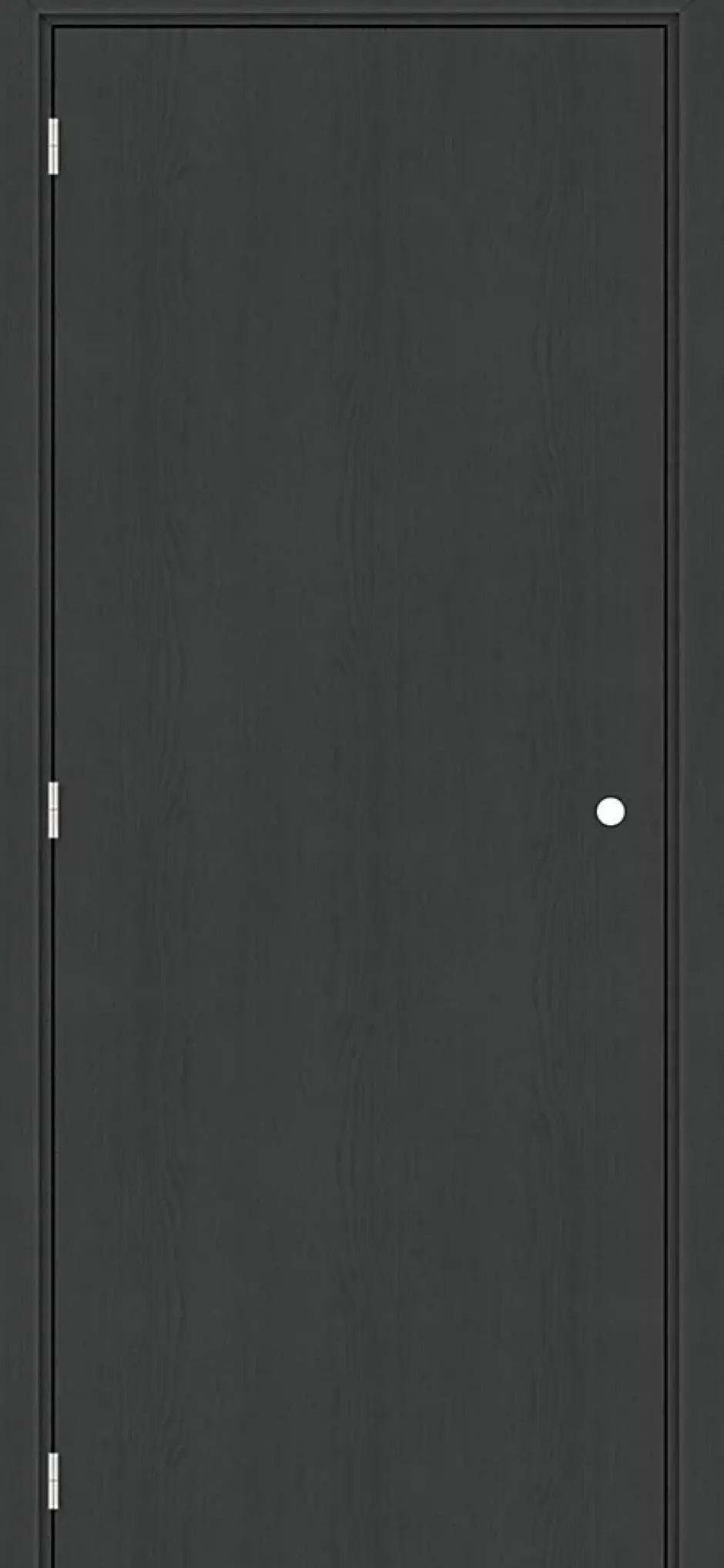 Gd Menuiseries Bloc Porte Grey Oak H204 X L83 Côte Tableau P.droite