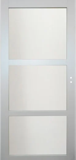 Bloc Porte Greyria Gris Ral7035 Vitrée H204 X L83 Côte Tableau P.gauche-Gd Menuiseries Hot