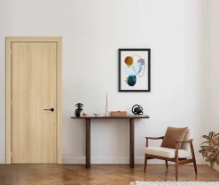 Gd Menuiseries Bloc Porte Honey Oak H204 X L83 Côte Tableau P.droite