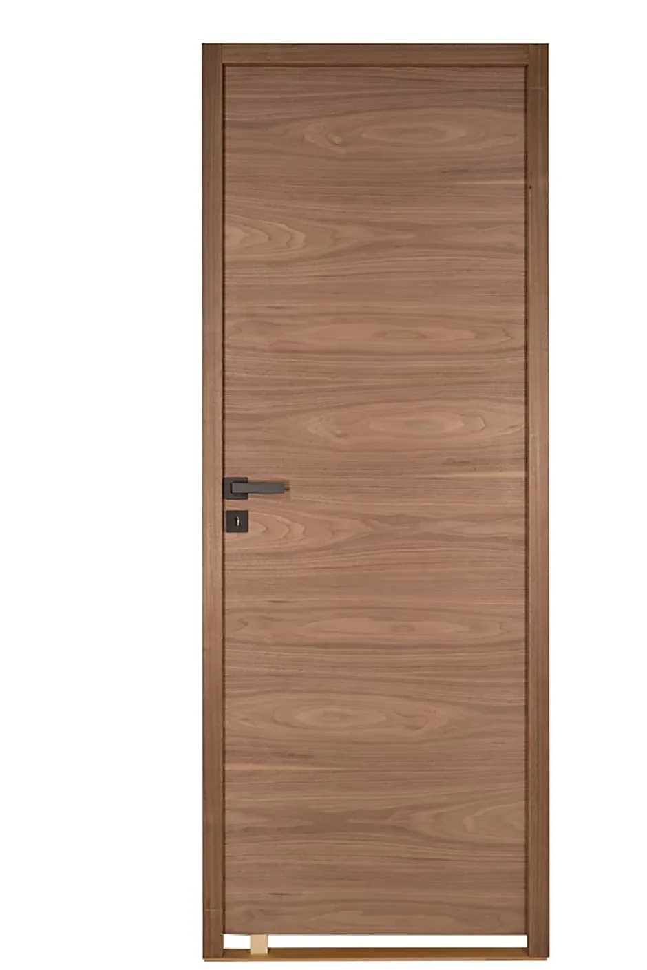 Lynporte Bloc porte isoplane INDUS bois noyer 2040 x 630 droite