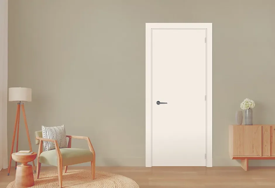 Bloc Porte Lacdor Blanc Ral9010 H204 X L73 Côte Tableau P.gauche-Gd Menuiseries Outlet