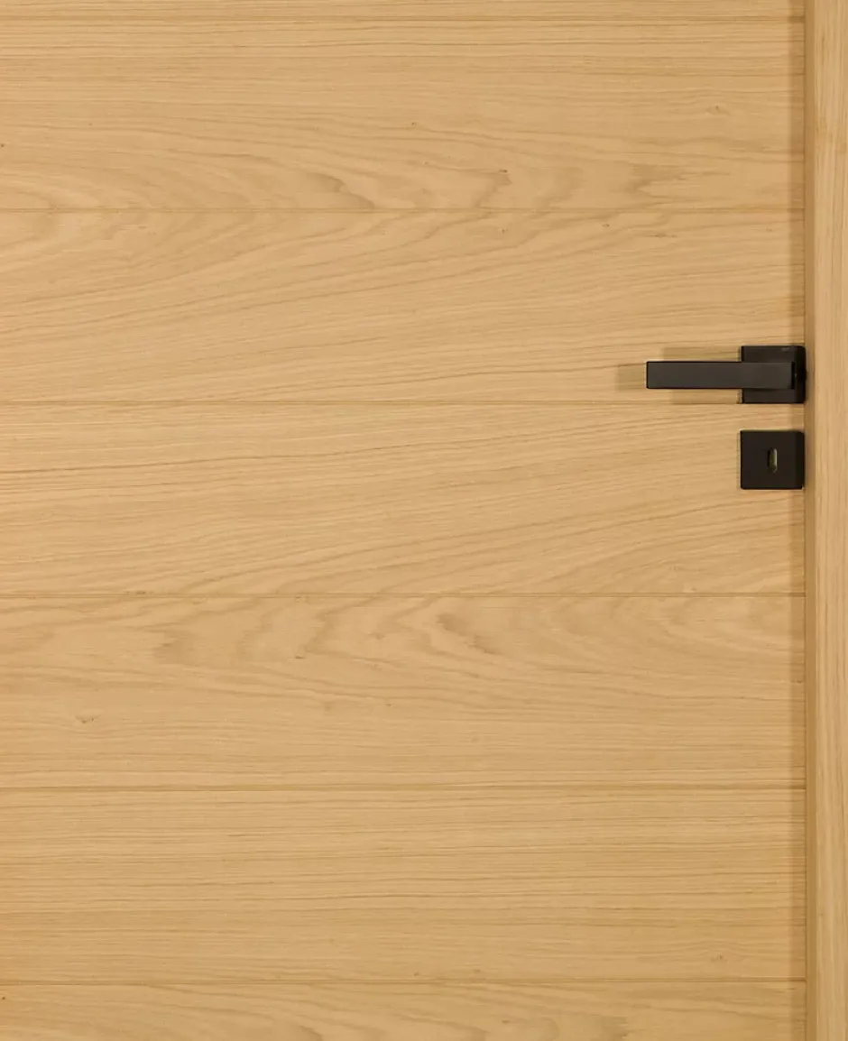 Lynporte Bloc Porte NOE bois chêne européen 2040 mm x 630 mm - gauche Huisserie de 92