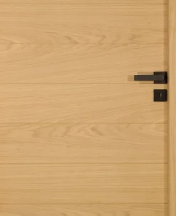 Lynporte Bloc Porte NOE bois chêne européen 2040 mm x 830 mm droit en huisserie de 92