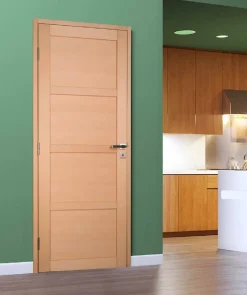 Bloc porte NOVA2 4 Panneaux bois hêtre 2040 x 730 Gauche-Lynporte Hot