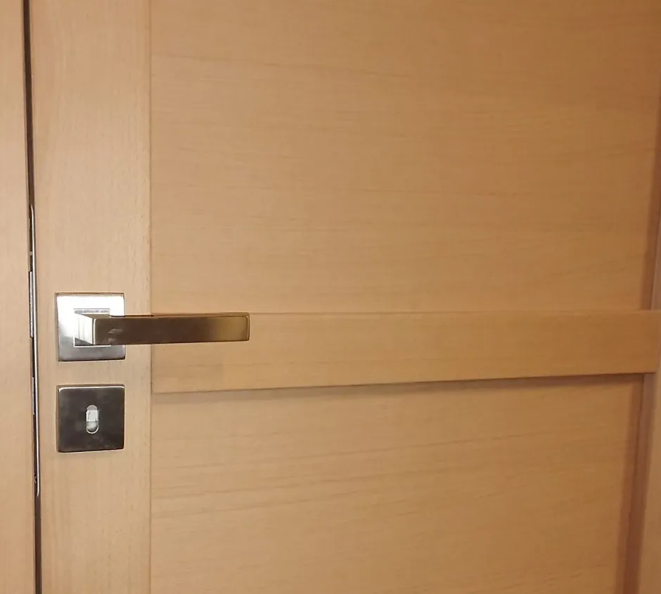 Bloc porte NOVA2 4 Panneaux bois hêtre 2040 x 730 Gauche-Lynporte Hot