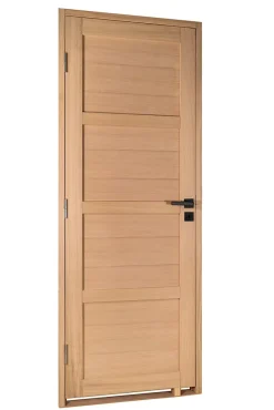 Bloc porte PARIS 4 Panneaux bois chene 2040x730 Gauche-Lynporte Outlet