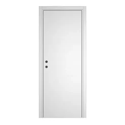 Bloc Porte PREMIUM Blanc satiné - Réversible et ajustable - L630mm-Optimum