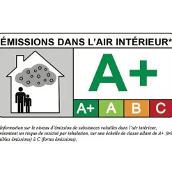 Optimum Bloc Porte PREMIUM Blanc satiné - Réversible et ajustable - L830mm