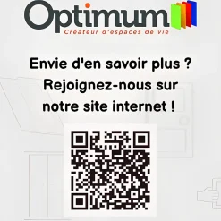 Bloc Porte PREMIUM Chêne blond - Réversible et ajustable - L830mm-Optimum New