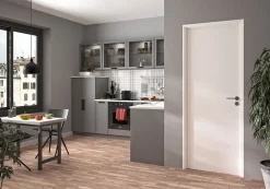 Bloc Porte reversible blanc H. 204 x 73 x 4 Cm-Optimum Outlet