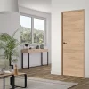 Optimum Bloc Porte Reversible chêne clair Rio H. 204 X 83 X 4 Cm