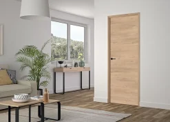 Optimum Bloc Porte Reversible chêne clair Rio H. 204 X 83 X 4 Cm