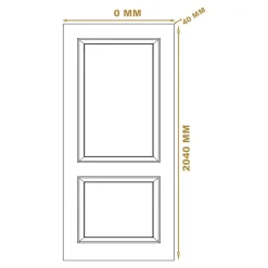 Bloc-porte Camargue 2 panneaux blanc H.204 x l.73 cm, poussant droit- Best
